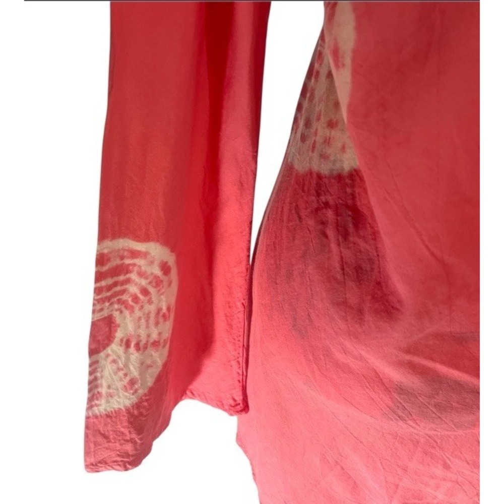 Bleu Clair Claire Pettibone Coverup Tunic Pink Tie Dye‎ Made USA Women's Medium - Picture 6 of 10